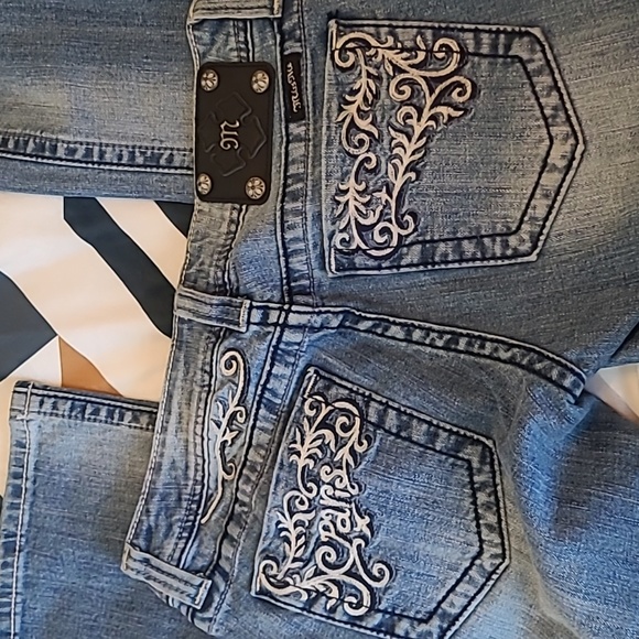 SOLD! Women's Miss Me Boot Cut Jeans Size 29 "Paris" - Picture 4 of 5